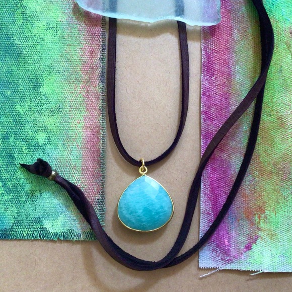 Amazonite Necklace Sundance Charm - Picture 8 of 14